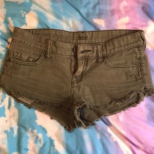Urban outfitters BDG green jean shorts